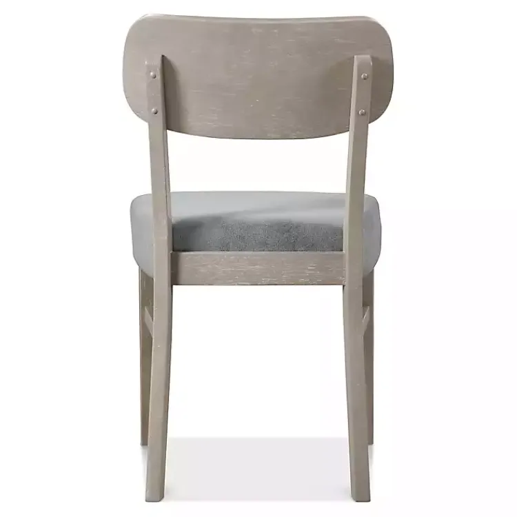 Dining Chairs-Kirklands Home Upholstered Porter Dining Chairs, Set of 2 Gray
