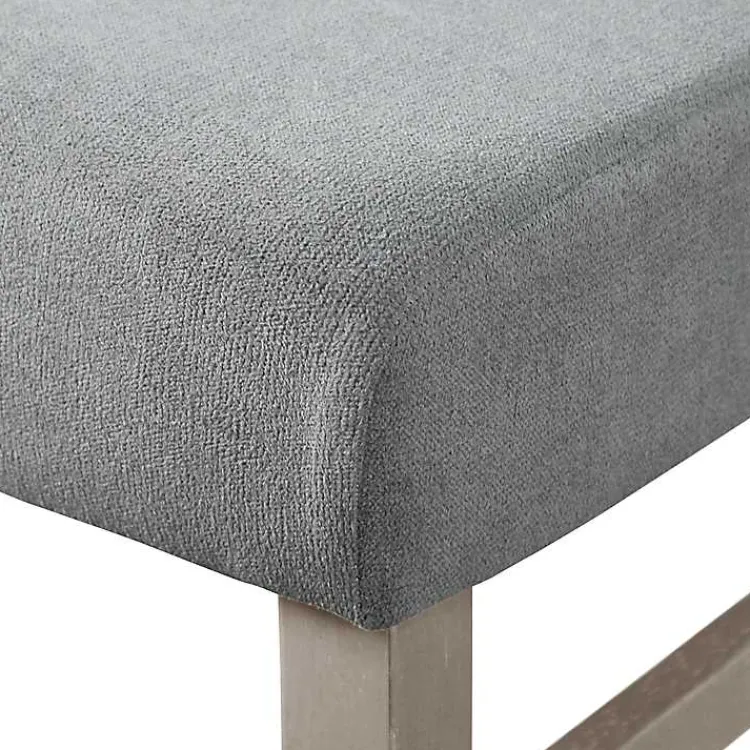 Dining Chairs-Kirklands Home Upholstered Porter Dining Chairs, Set of 2 Gray