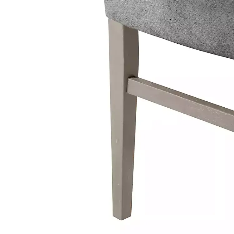 Dining Chairs-Kirklands Home Upholstered Porter Dining Chairs, Set of 2 Gray