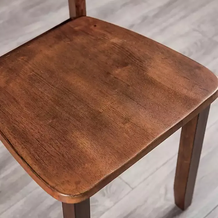 Dining Sets-Kirklands Home Walnut Wood Brooke 5-pc. Dining Furniture Set Brown