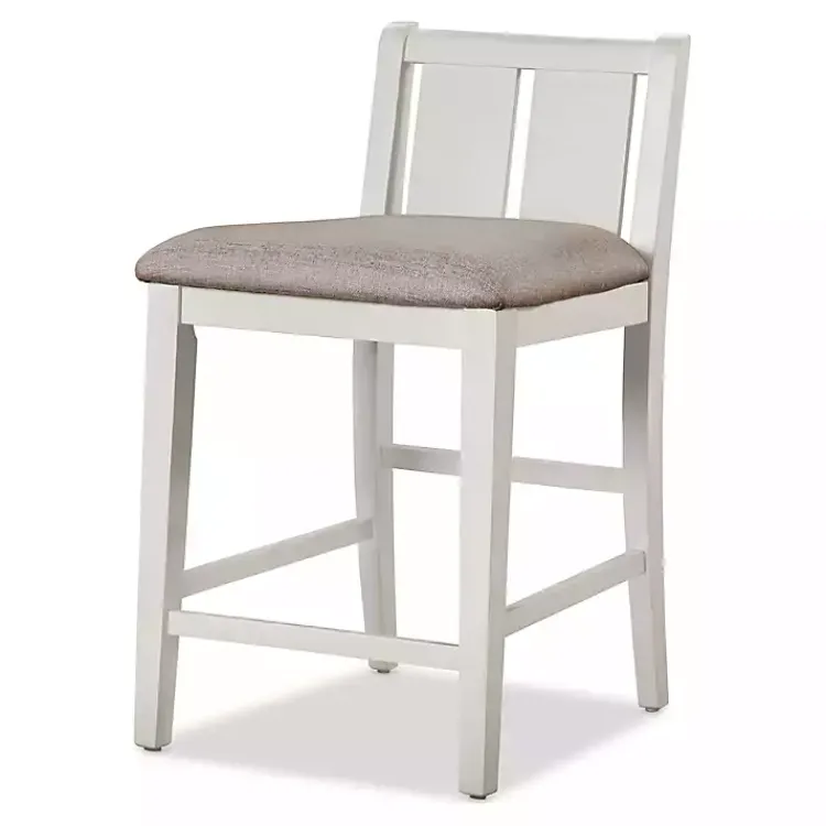 Dining Tables-Kirklands Home & Gray Wood Kayla Counter Height 3-pc. Set White