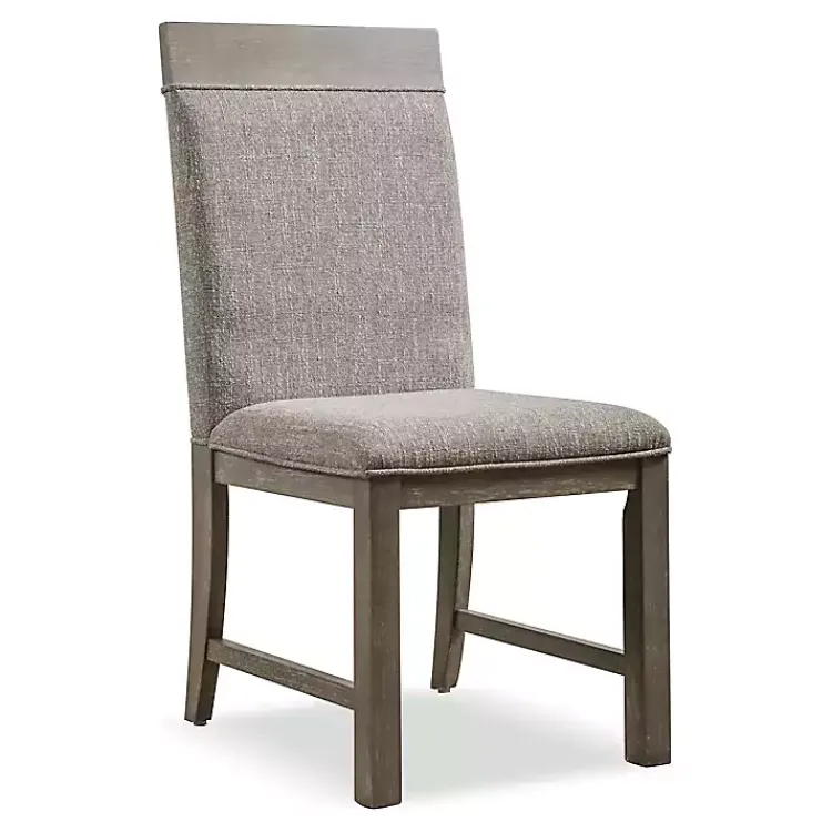 Dining Chairs-Kirklands Home Upholstered Bridgette Dining Chairs, Set of 2 Gray