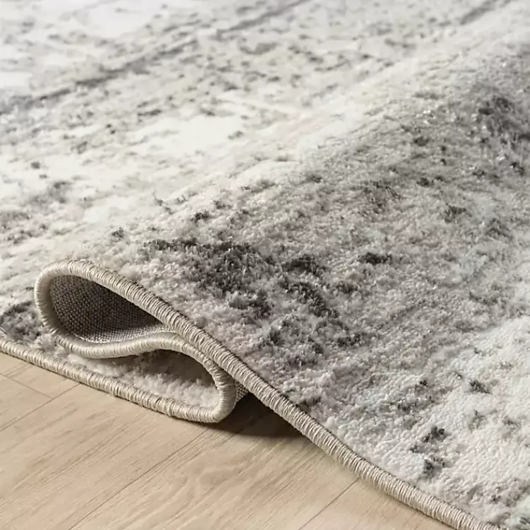 Area Rugs-Kirklands Home Beige Gray Indoor Runner, 2x7