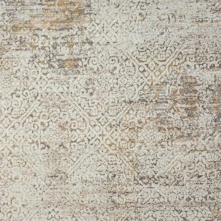 Accent Rugs-Kirklands Home Brisbane Beige Faded Damask Area Rug, 2x3