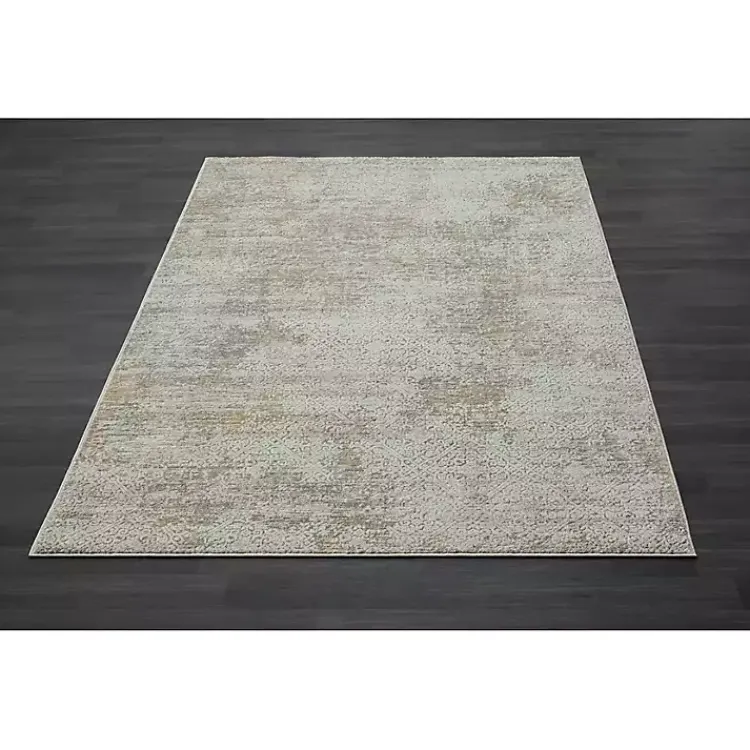 Area Rugs-Kirklands Home Brisbane Beige Faded Damask Area Rug, 4x6