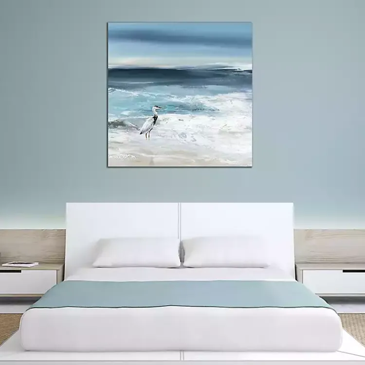 Canvas Art-Kirklands Home Tidal Sea Bird Canvas Art Print