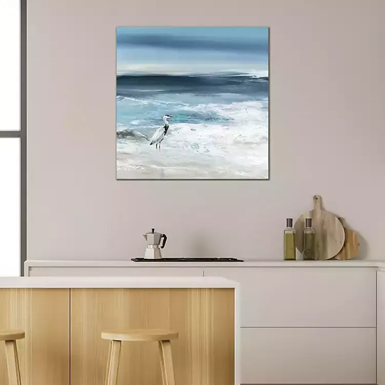 Canvas Art-Kirklands Home Tidal Sea Bird Canvas Art Print