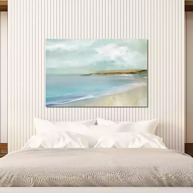 Canvas Art-Kirklands Home Secluded Beach Canvas Art Print Multi