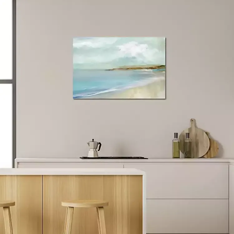 Canvas Art-Kirklands Home Secluded Beach Canvas Art Print Multi