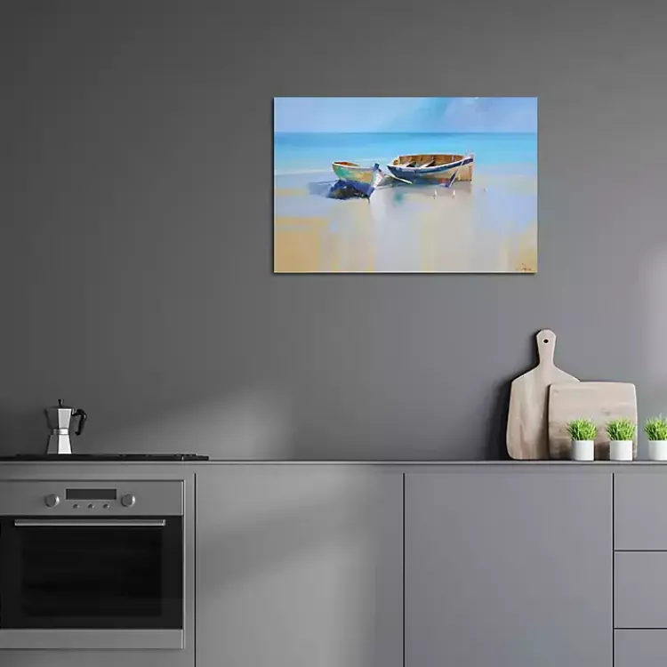 Canvas Art-Kirklands Home Afternoon Boat Adventures Canvas Art Print Multi