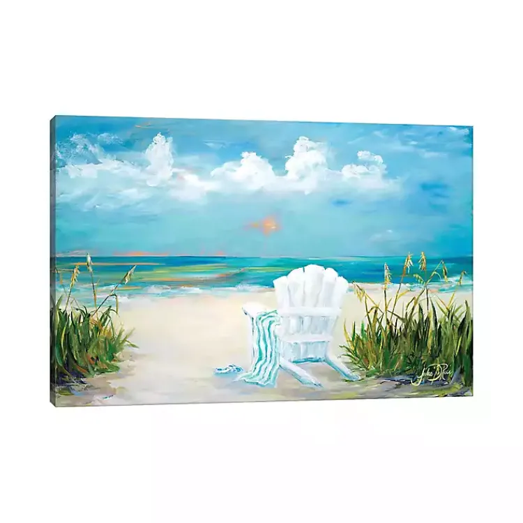 Canvas Art-Kirklands Home Beach Relaxation Canvas Art Print Multi