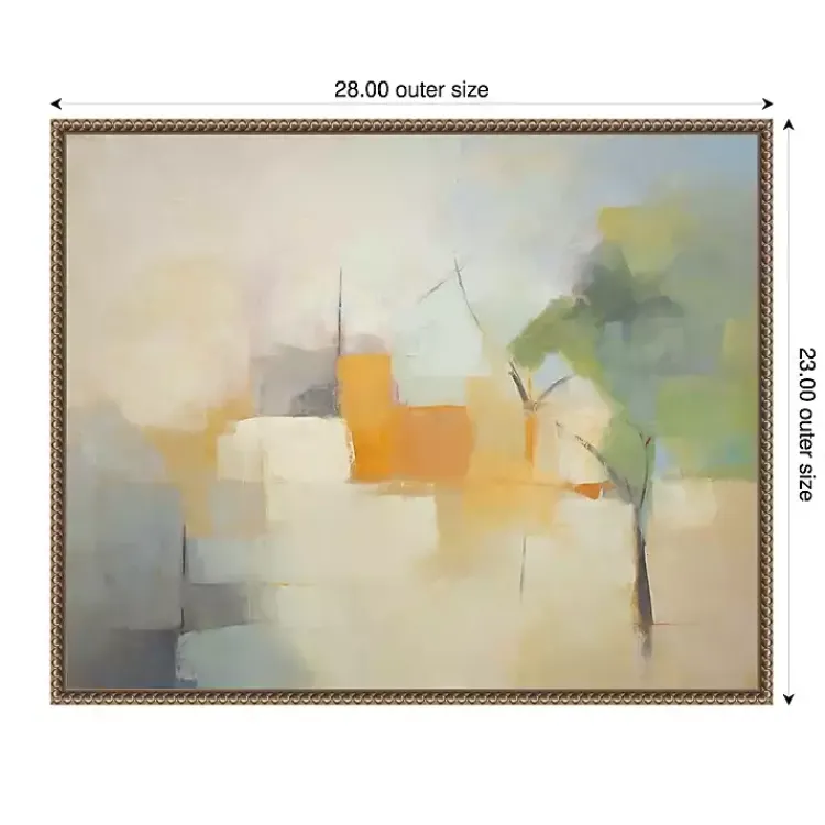 Canvas Art-Kirklands Home Hazy Park Abstract Framed Canvas Art Print
