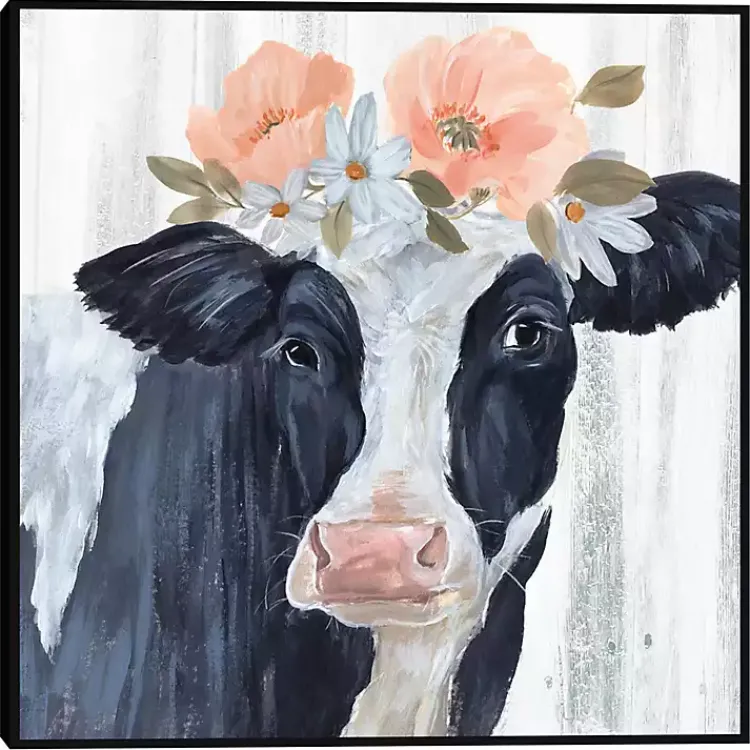 Canvas Art-Kirklands Home Susie in Flowers Framed Canvas Art Print