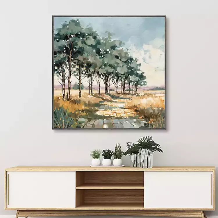 Canvas Art-Kirklands Home Late Summer Path Framed Canvas Art Print