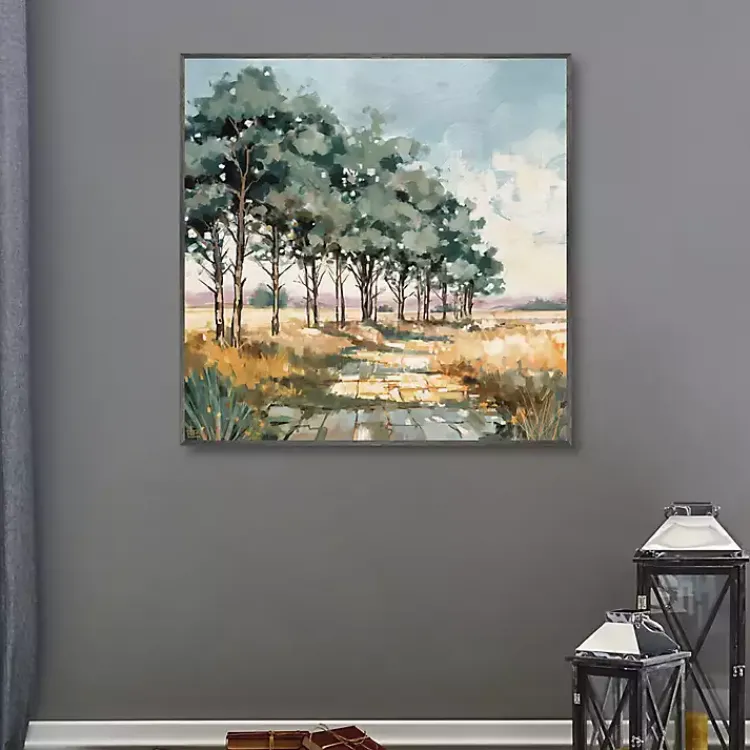 Canvas Art-Kirklands Home Late Summer Path Framed Canvas Art Print
