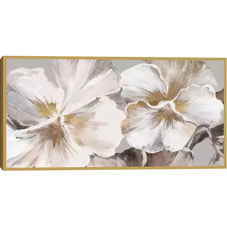 Canvas Art-Kirklands Home Nostalgic Neutral Framed Canvas Art Print White