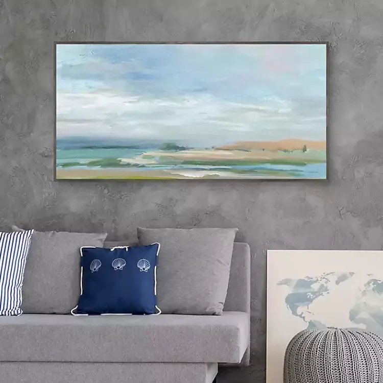 Canvas Art-Kirklands Home Sky From The Bay Framed Canvas Art Print Multi