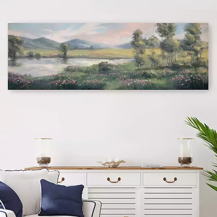 Canvas Art-Kirklands Home Field Canvas Art Print Green