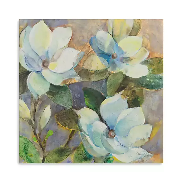 Canvas Art-Kirklands Home Blue Magnolias Canvas Art Print
