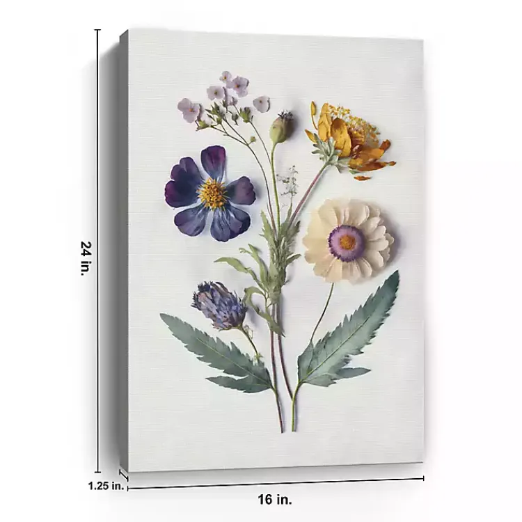 Canvas Art-Kirklands Home Pressed Flower Memories I Canvas Art Print