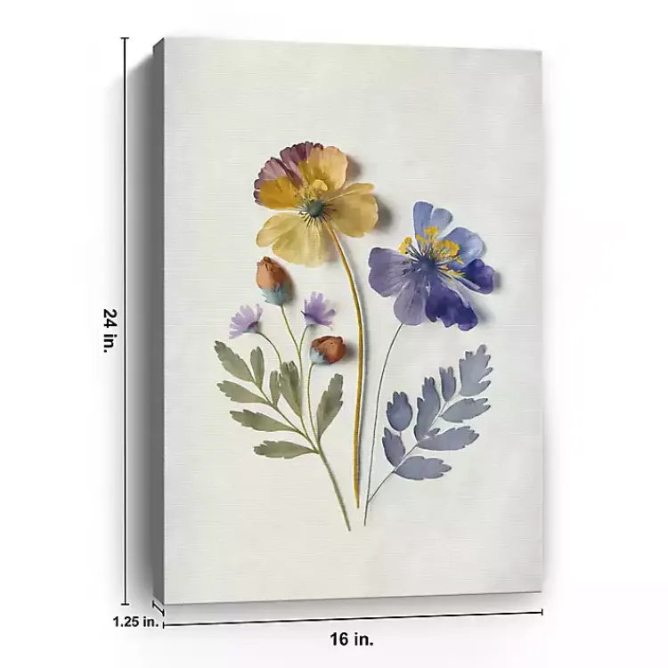 Canvas Art-Kirklands Home Pressed Flower Memories III Canvas Art Print