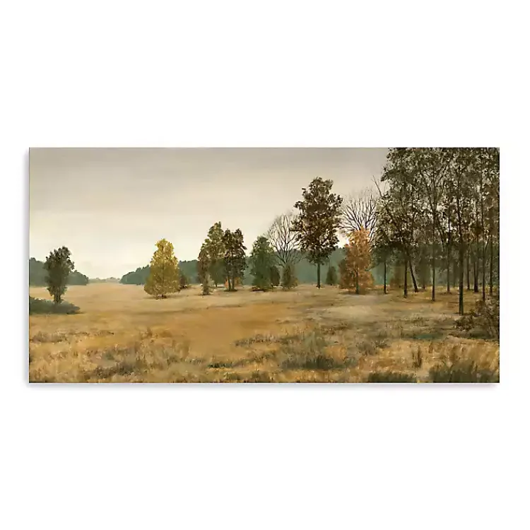 Canvas Art-Kirklands Home Panorama Tree Landscape Canvas Art Print Green
