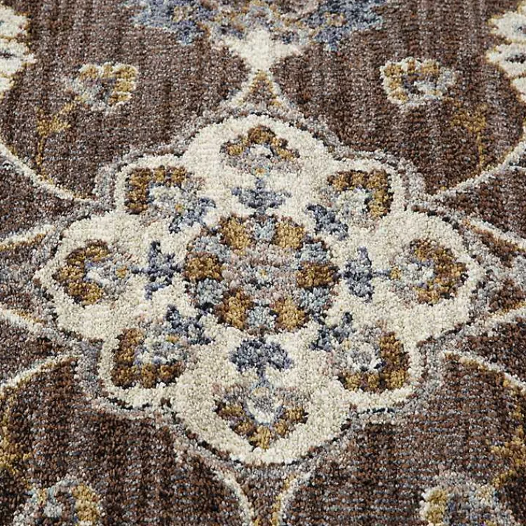Area Rugs-Kirklands Home Jordan Bea Runner, 2x10 Brown