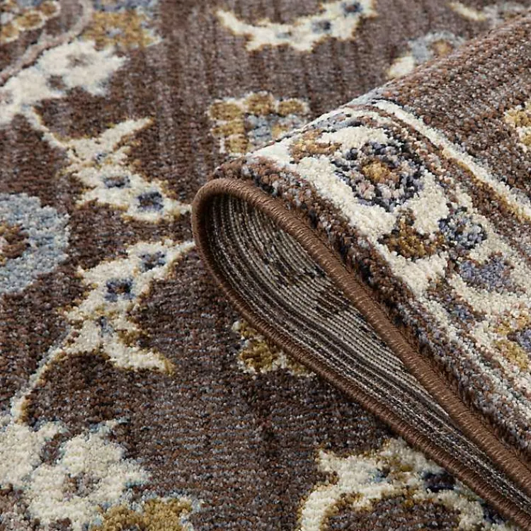 Area Rugs-Kirklands Home Jordan Bea Runner, 2x10 Brown