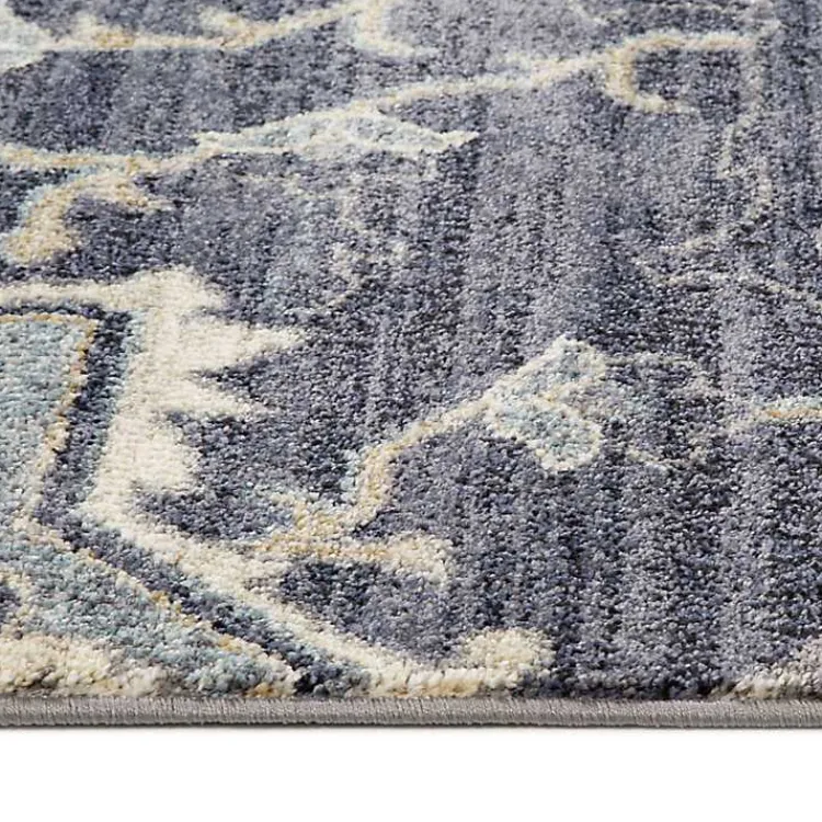 Area Rugs-Kirklands Home Jordan Eva Medallion Area Rug, 6x9 Purple