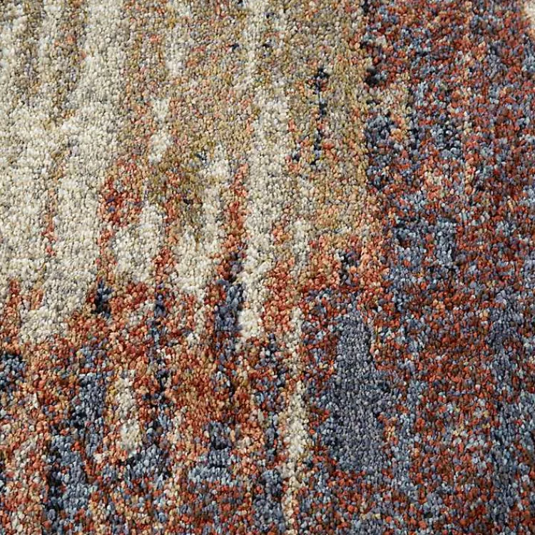 Area Rugs-Kirklands Home Jordan Delia Rust Area Rug, 7x10 Multi