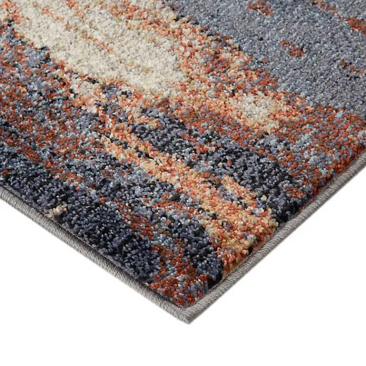 Area Rugs-Kirklands Home Jordan Delia Rust Area Rug, 7x10 Multi