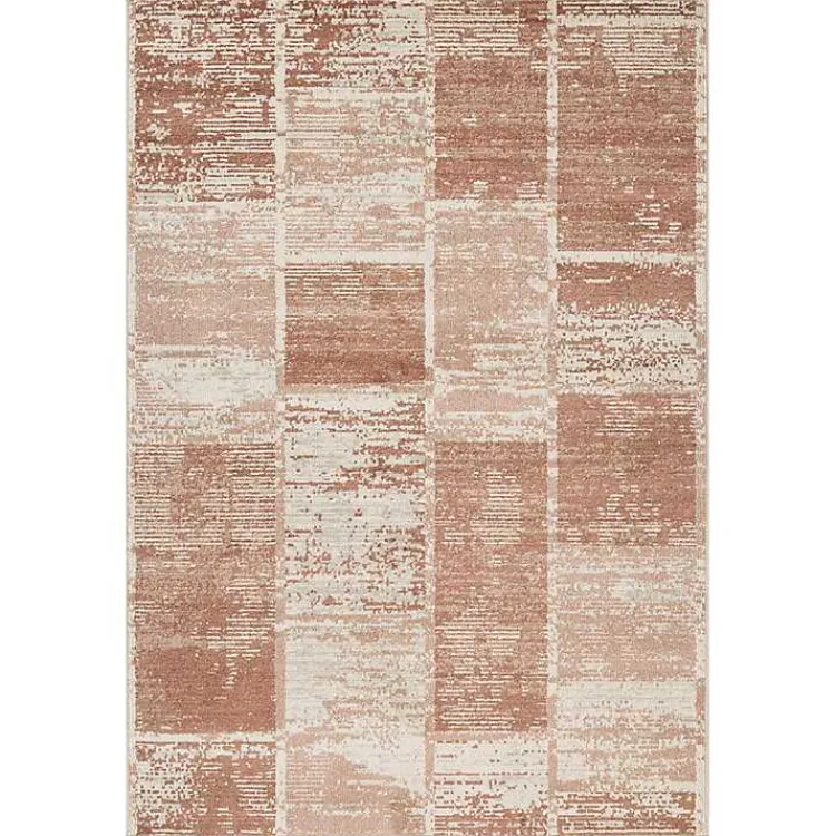 Area Rugs-Kirklands Home Jordan Aly Sand Modern Area Rug, 7x10 Red