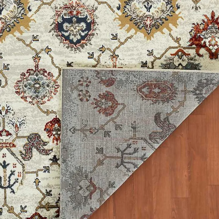 Area Rugs-Kirklands Home Elina Beige Accent Rug, 2x3 Tan