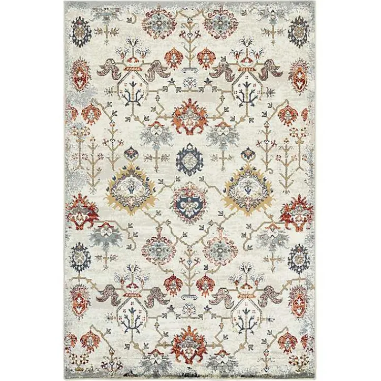 Area Rugs-Kirklands Home Elina Beige Area Rug, 7x9 Tan