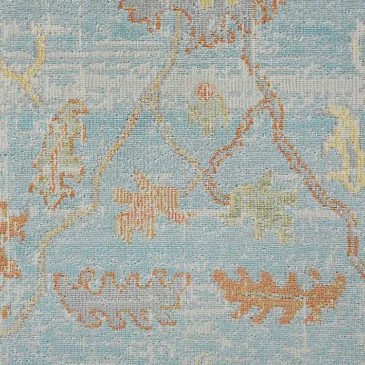 Area Rugs-Kirklands Home Bohemian Gretna Aqua Beige Accent Rug, 2x3