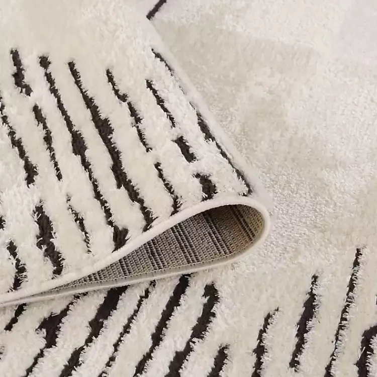 Area Rugs-Kirklands Home White Moroccan Area Rug, 5x7