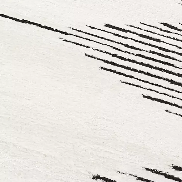 Area Rugs-Kirklands Home White Moroccan Area Rug, 5x7