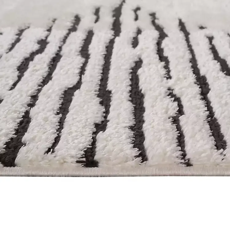 Area Rugs-Kirklands Home White Moroccan Area Rug, 5x7