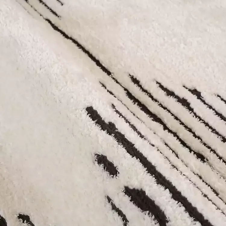 Area Rugs-Kirklands Home White Moroccan Area Rug, 5x7