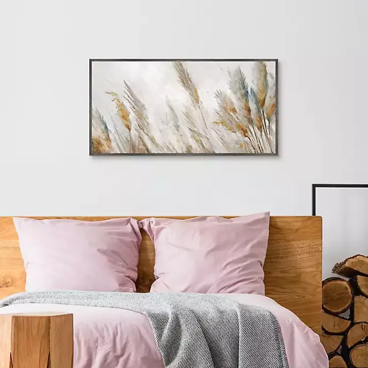 Canvas Art-Kirklands Home Autumn Reeds Framed Canvas Art Print