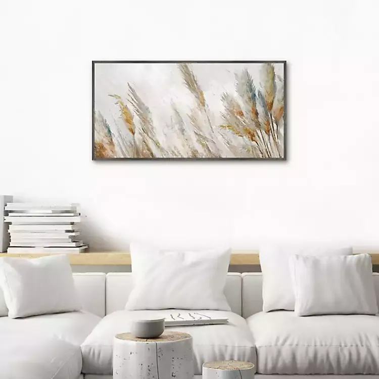 Canvas Art-Kirklands Home Autumn Reeds Framed Canvas Art Print