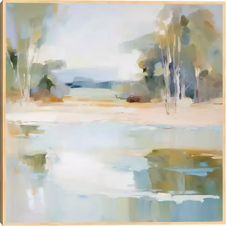 Canvas Art-Kirklands Home Water Whispers Framed Canvas Art Print Multi