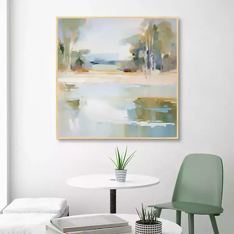 Canvas Art-Kirklands Home Water Whispers Framed Canvas Art Print Multi