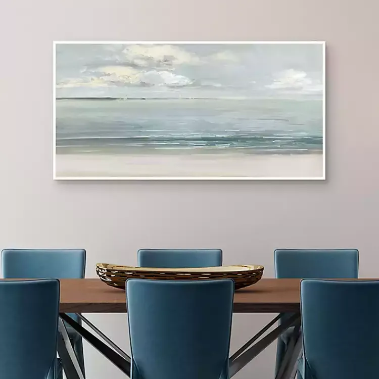 Canvas Art-Kirklands Home Serene Sound Framed Canvas Art Print Multi