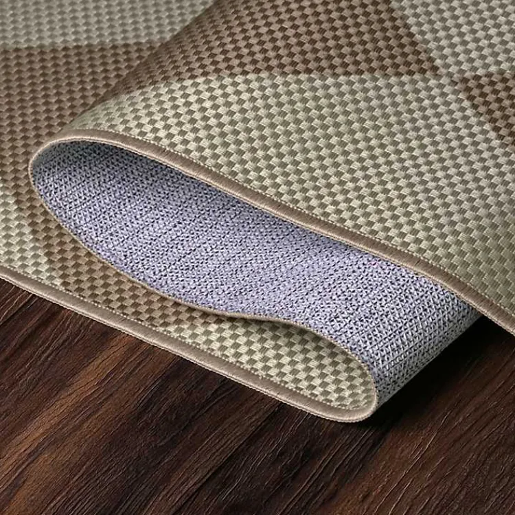 Area Rugs-Kirklands Home Samara Natural Diamond Washable Area Rug, 5x7