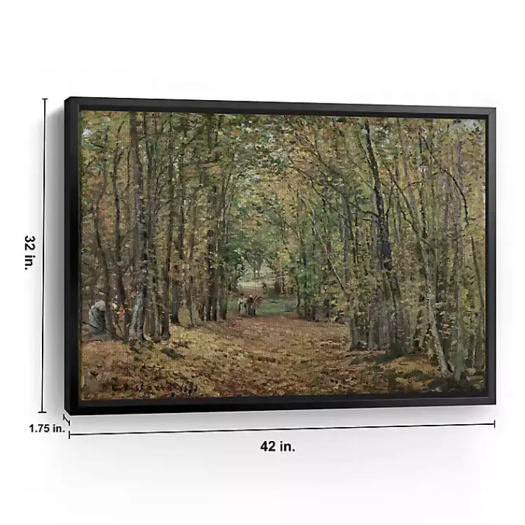 Canvas Art-Kirklands Home Avenue In The Parc De Marly Framed Canvas Print