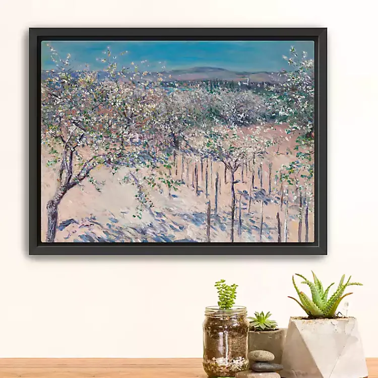 Canvas Art-Kirklands Home Apple Orchard in Bloom Canvas Art Print, 26x20 in.