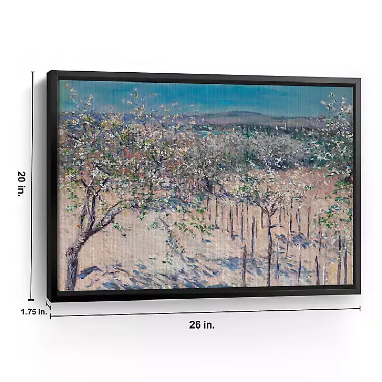 Canvas Art-Kirklands Home Apple Orchard in Bloom Canvas Art Print, 26x20 in.
