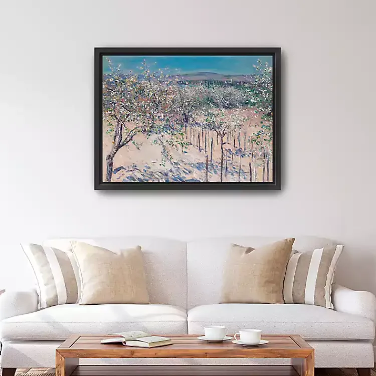 Canvas Art-Kirklands Home Apple Orchard in Bloom Canvas Art Print, 42x32 in.