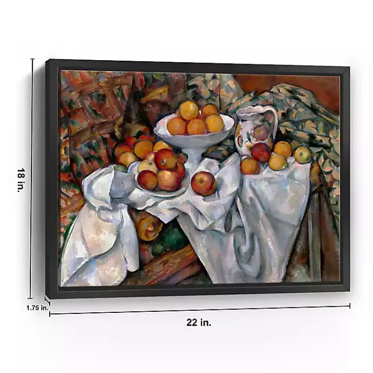 Canvas Art-Kirklands Home Apples and Oranges Canvas Art Print, 22x18 in. Multi